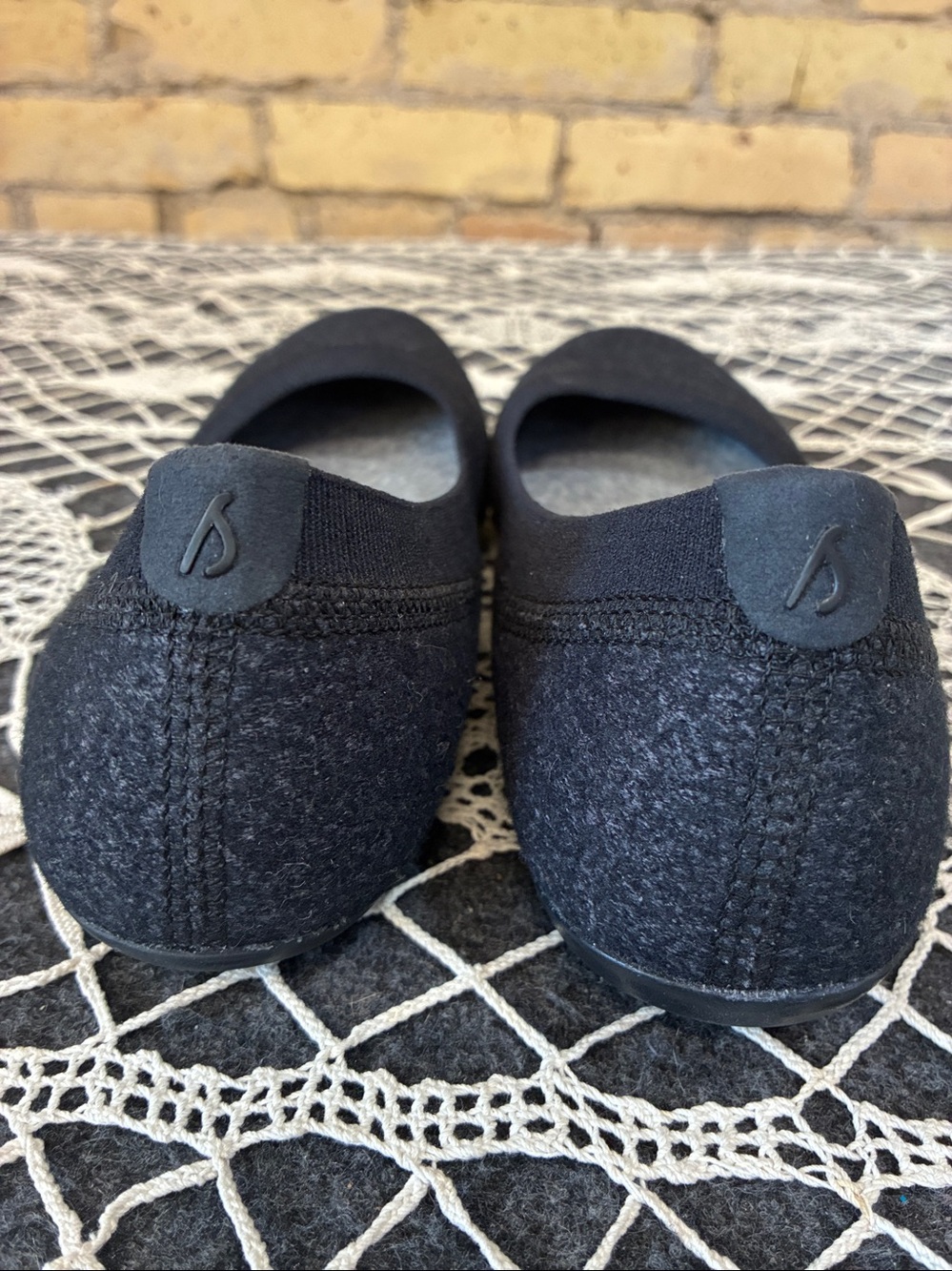 Allbirds Natural Black Tree Breezers Flats, 10 - Picture 3 of 6